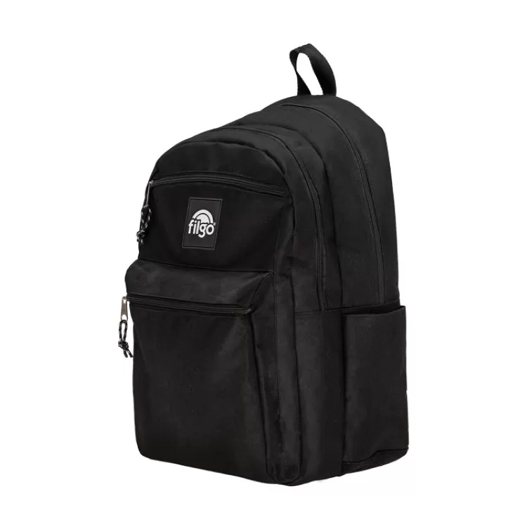 Mochila Escolar Filgo 2026 Krew 19" Negra Art.MO26-KREW-001